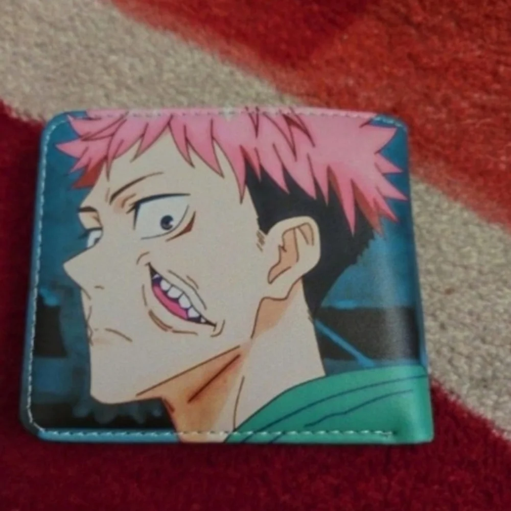 New jujutsu kaisen anime manga leather wallet